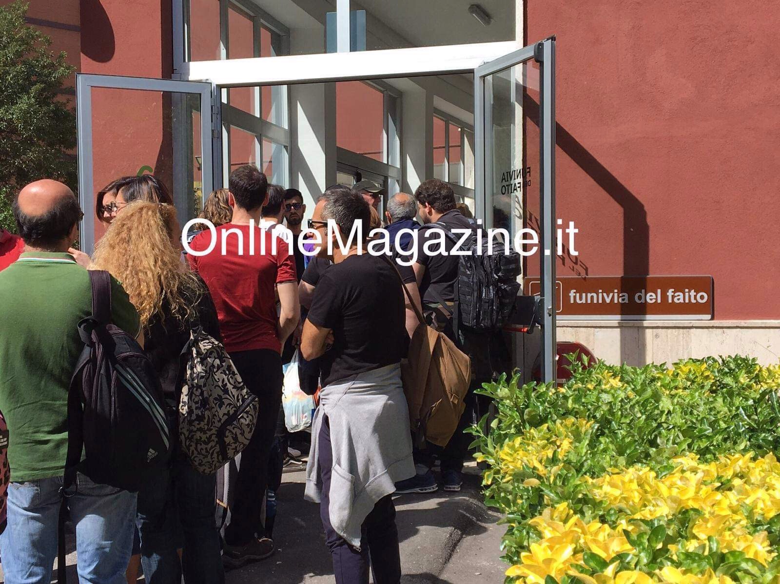 Castellammare. Boom di presenze in Funivia per il 25 aprile