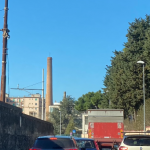 (FOTO) Comignolo dell'ex Cirio pericolante, resta ancora chiusa Via Napoli. Caos traffico in centro 7 Cirio