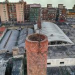 (FOTO) Comignolo dell'ex Cirio pericolante, resta ancora chiusa Via Napoli. Caos traffico in centro 3 Cirio