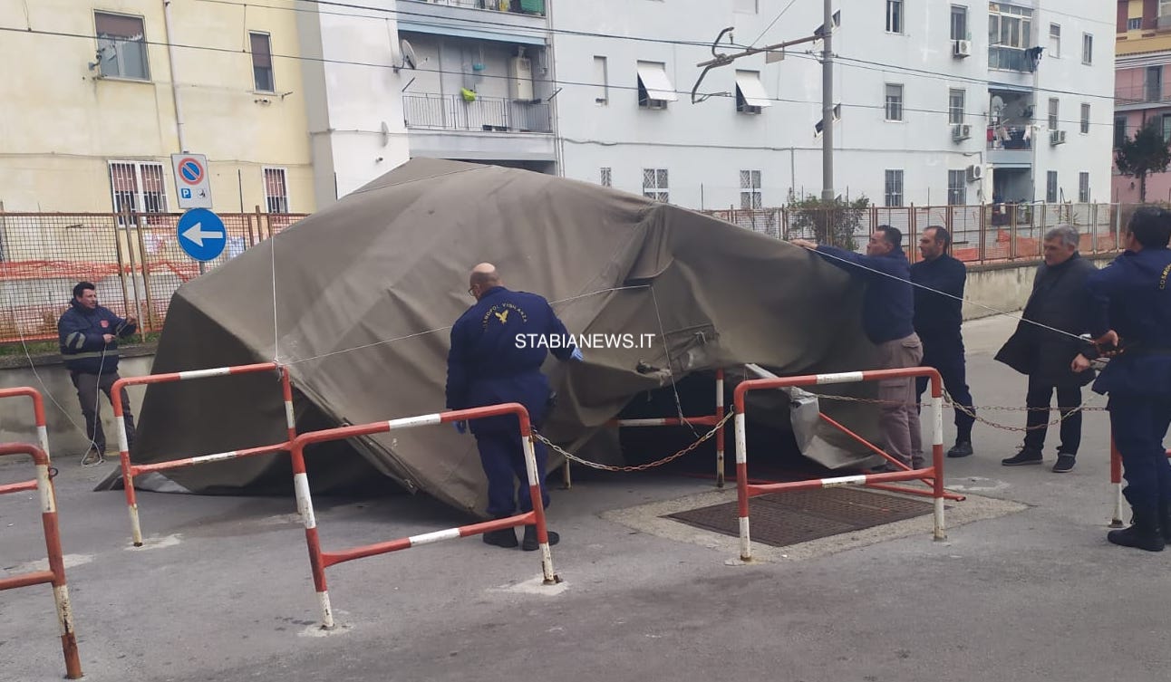 stabili le condizioni della donna trasferita al cotugno