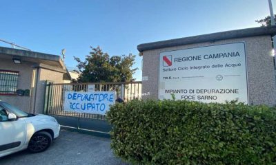 Depuratore, operai senza stipendio in protesta: "Noi abbandonati anche dal Sindaco" 77 notizie castellammare