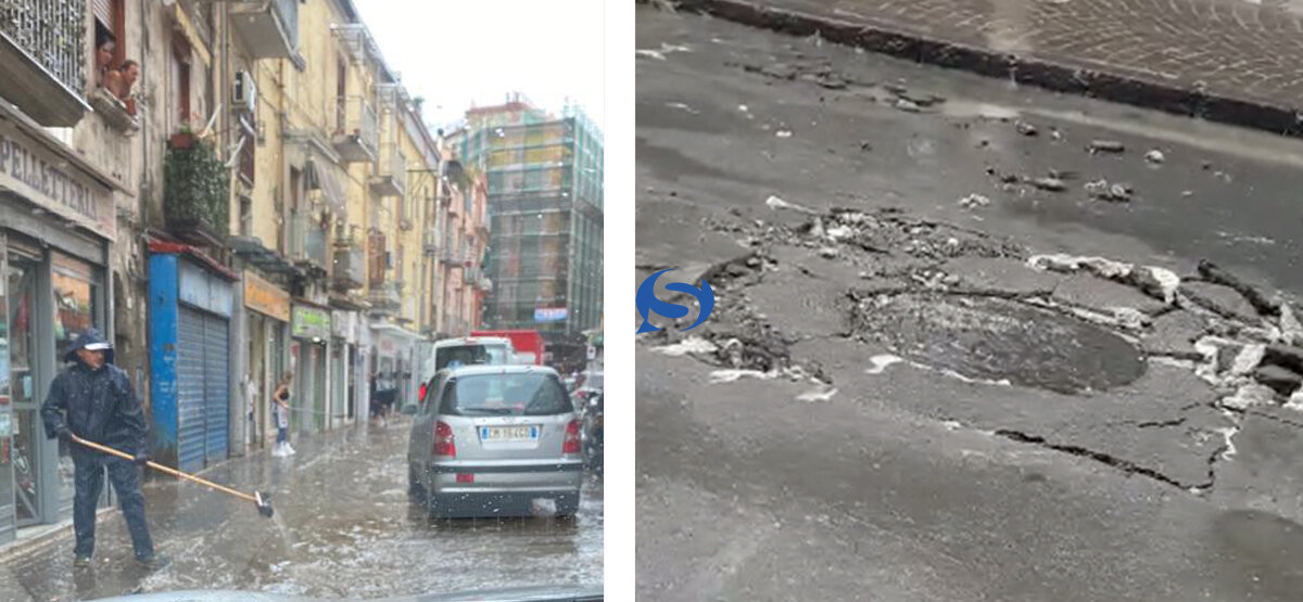 bomba d’acqua su castellammare