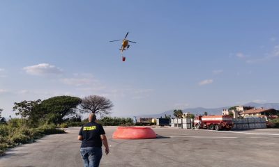 Brucia la montagna ad Angri, anche un elicottero nelle operazioni di spegnimento 7 montagna