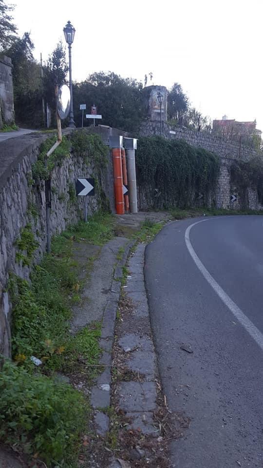 condotta dell’acqua di fronte il castello