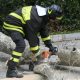 Castellammare, maltempo: cade un albero. Vigili del Fuoco a via Fratte 16 Castellammare