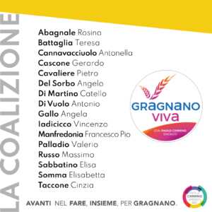 elezioni gragnano | cimmino avanti con le civiche: «contano gli uomini e le idee»