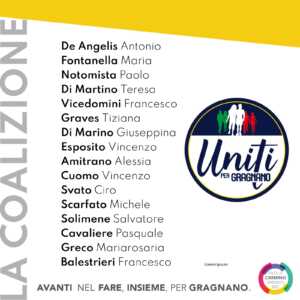 ELEZIONI GRAGNANO | Cimmino avanti con le civiche: «Contano gli uomini e le idee» 3 elezioni gragnano | cimmino avanti con le civiche: «contano gli uomini e le idee»