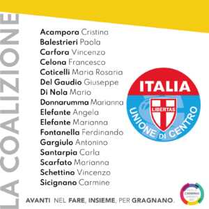 elezioni gragnano | cimmino avanti con le civiche: «contano gli uomini e le idee»