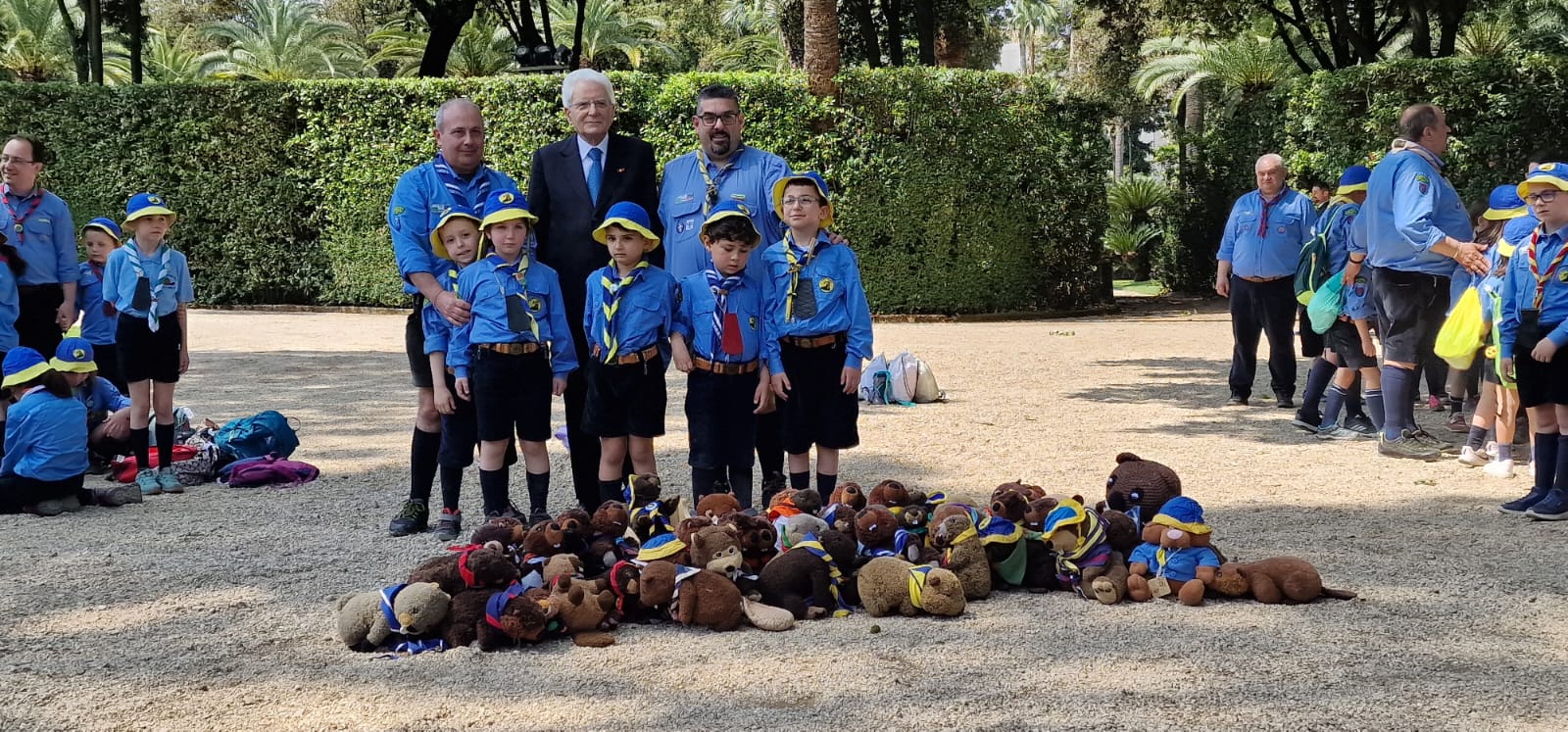 I piccoli scout stabiesi al Quirinale dal presidente Mattarella 1 mattarella